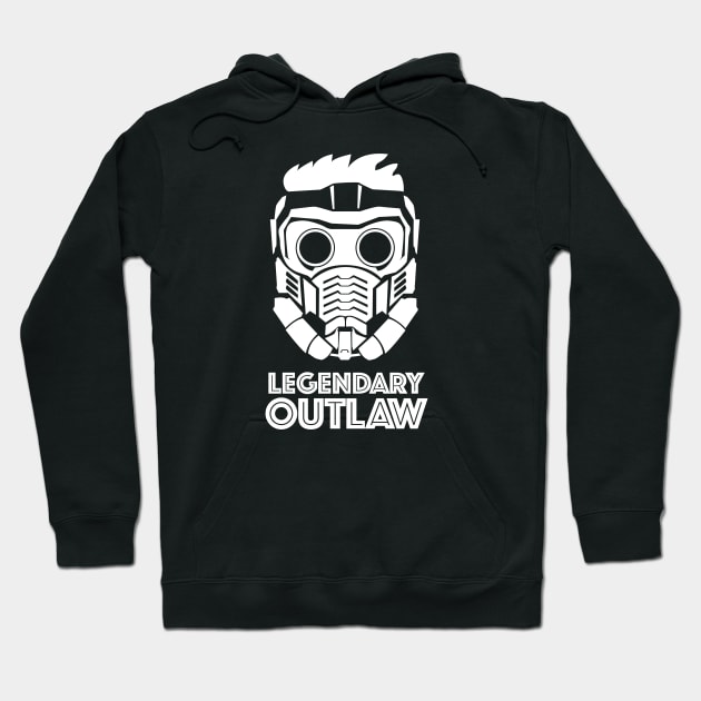 Star-Lord the Legendary Outlaw in White Hoodie by Paranormal Punchers